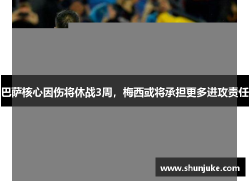 巴萨核心因伤将休战3周，梅西或将承担更多进攻责任
